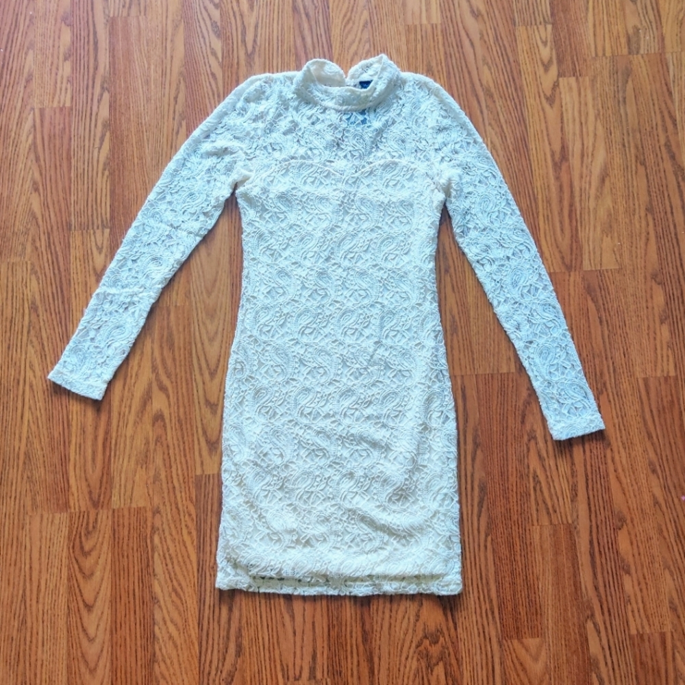 Topshop Long sleeve Lace Dress
